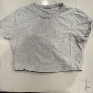 Cotton On Light Gray Women's Crop Top